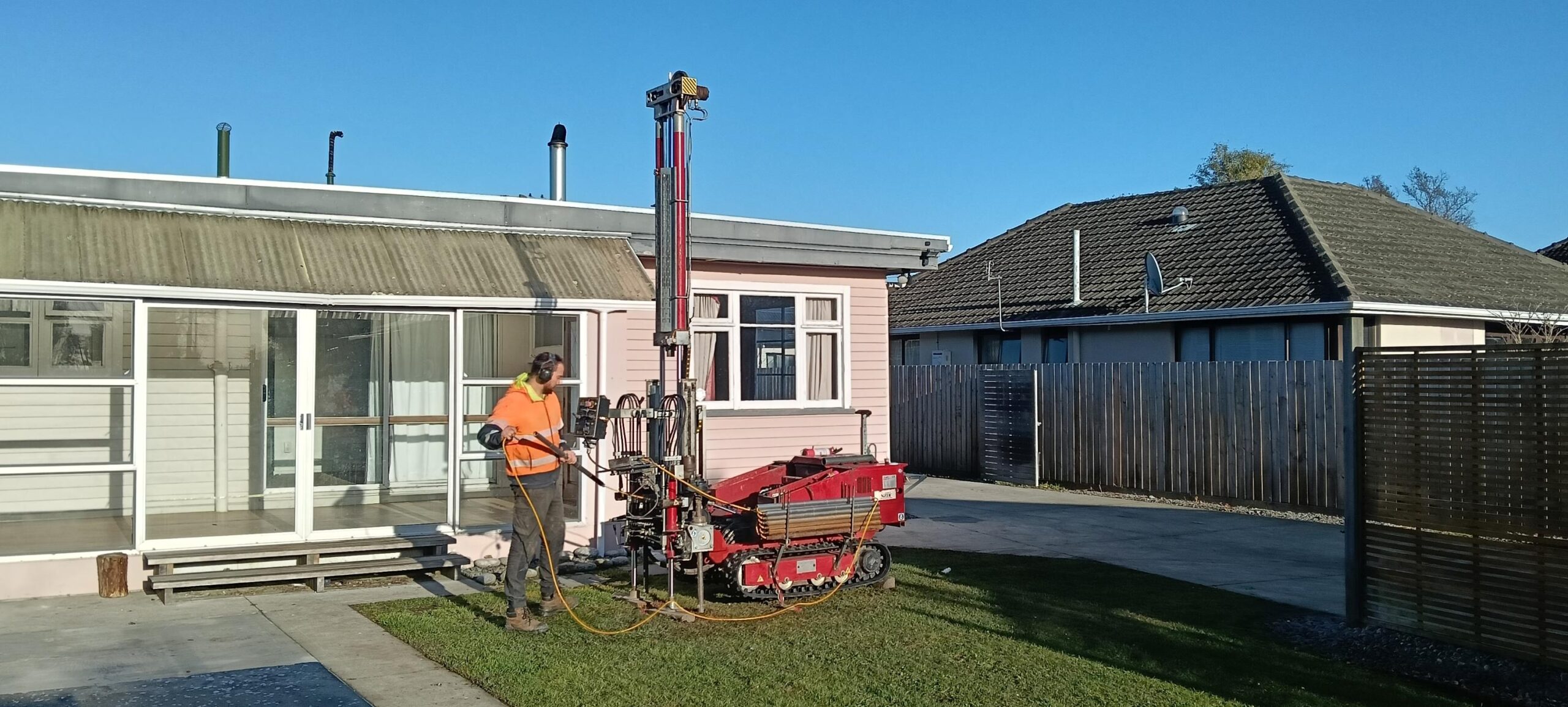 CPT rig on site