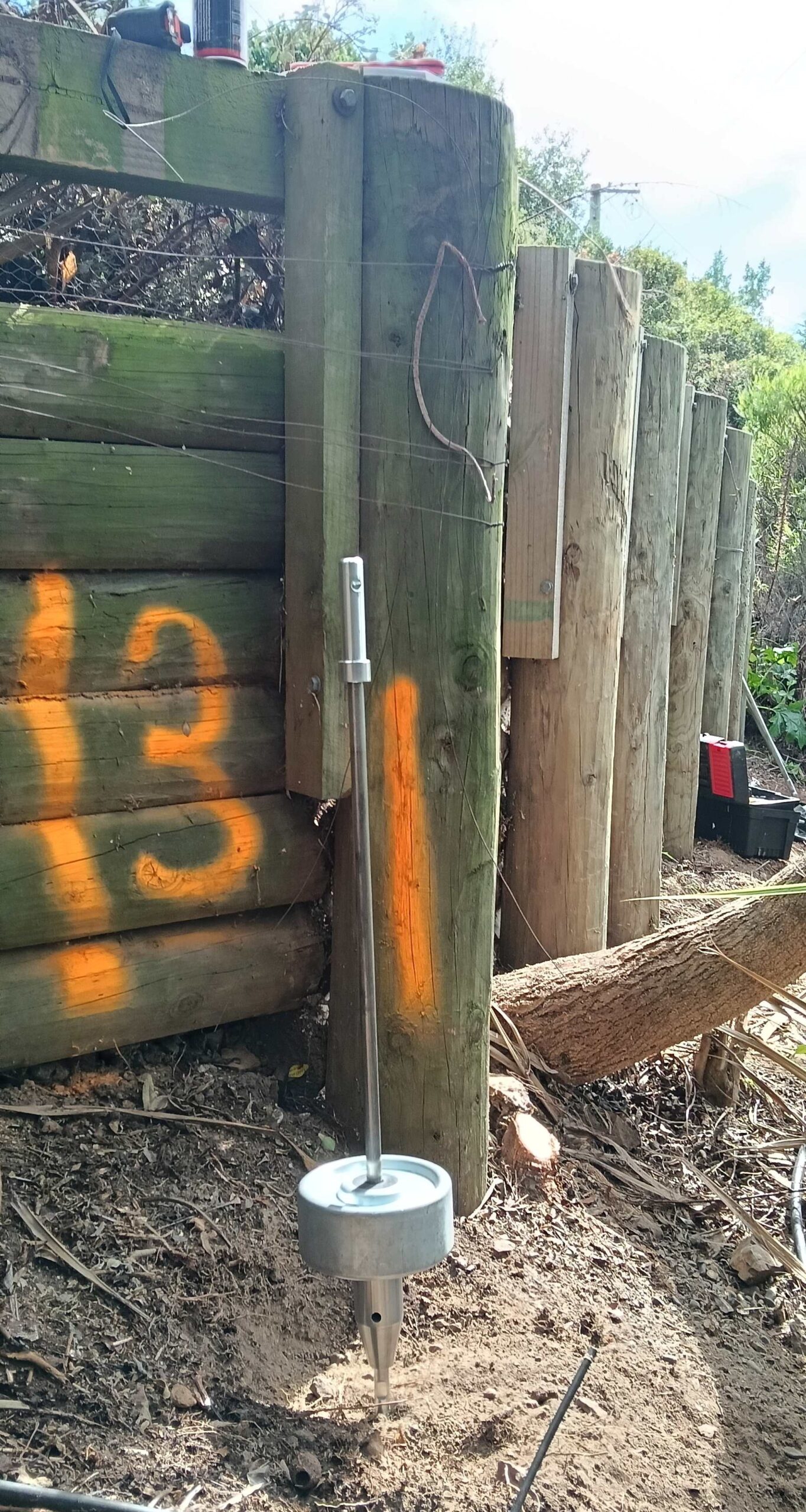 Retaining wall scala testing